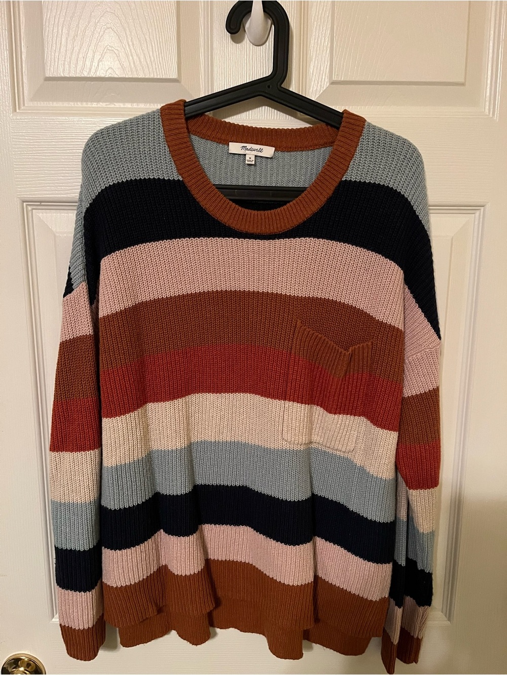 Madewell Striped Crewneck Sweater